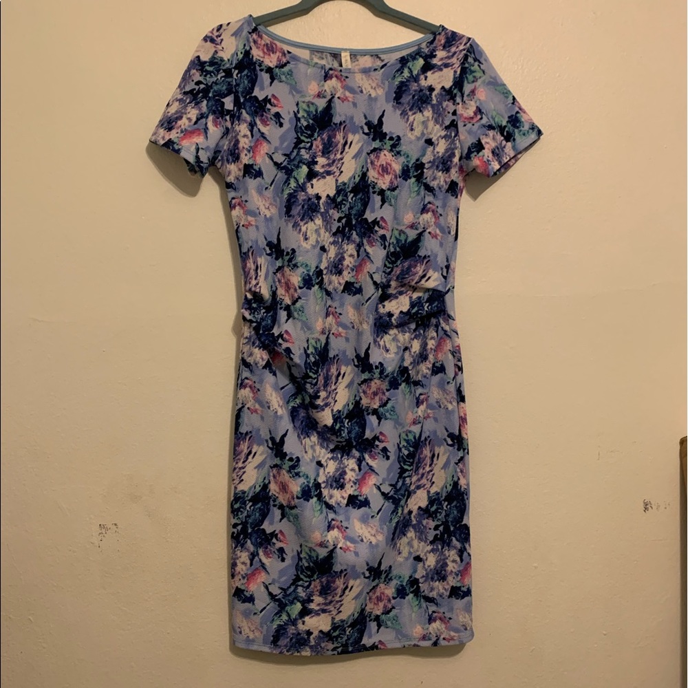 Pink Blush Floral Maternity Dress